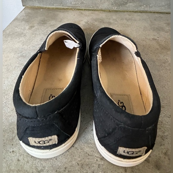 Ugg Sammy Chevron Breeze Slip On Black Suede Women’s Size 7 Excellent Condition - Picture 11 of 12